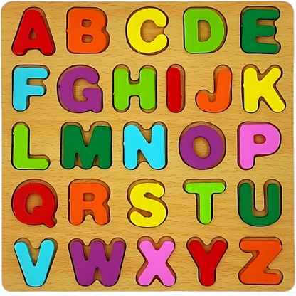 3D Wooden Capital Alphabet