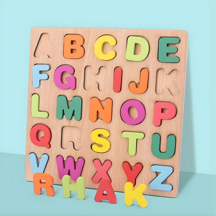 3D Wooden Capital Alphabet