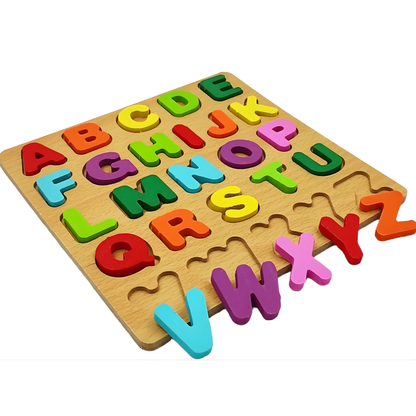 3D Wooden Capital Alphabet